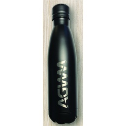 [712101] AGWM Stainless Steel Water Bottle Black