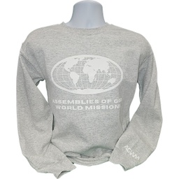 [720405] Globe Sweatshirt Ash 2XL