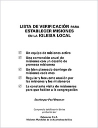 [730007] Checklist for Building Missions in the Local Church