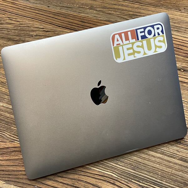 All for Jesus Kids Stickers