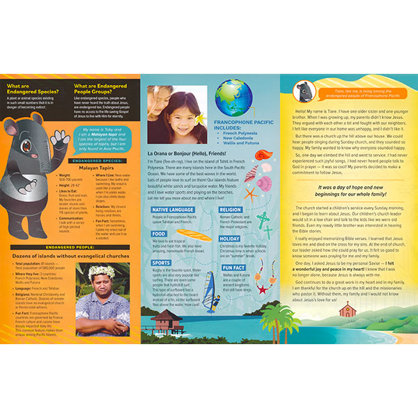 Francophone Pacific Children's Adventure Pkg 25