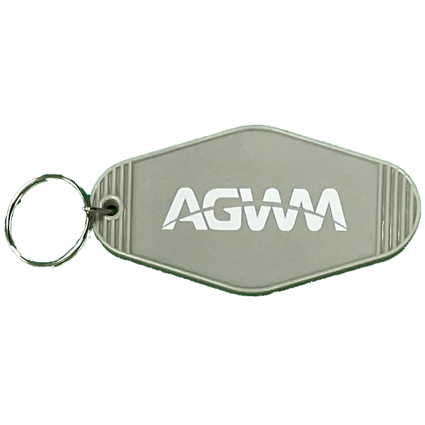 AGWM Vintage Key Ring Gray