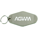 AGWM Vintage Key Ring Gray