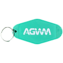 AGWM Vintage Key Ring Teal