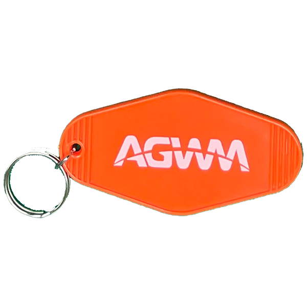 AGWM Vintage Key Ring Orange