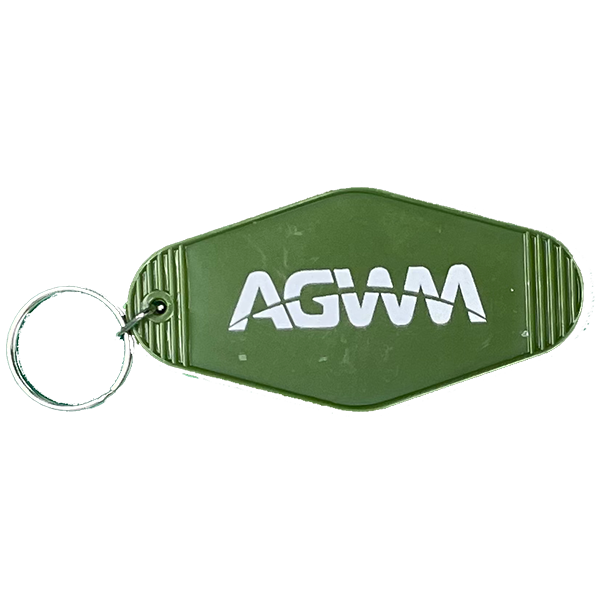 AGWM Vintage Key Ring Olive