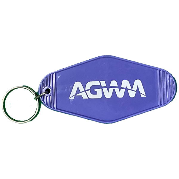 AGWM Vintage Key Ring Lavender