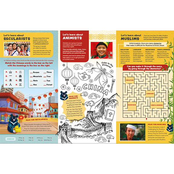 North Asia Child Activity Pamphlet Pkg 25