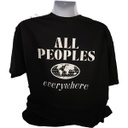 All Peoples T-shirt Black, Large