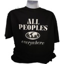 All Peoples T-shirt Black, 3 X-Large
