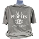 All Peoples T-shirt Gray, Large