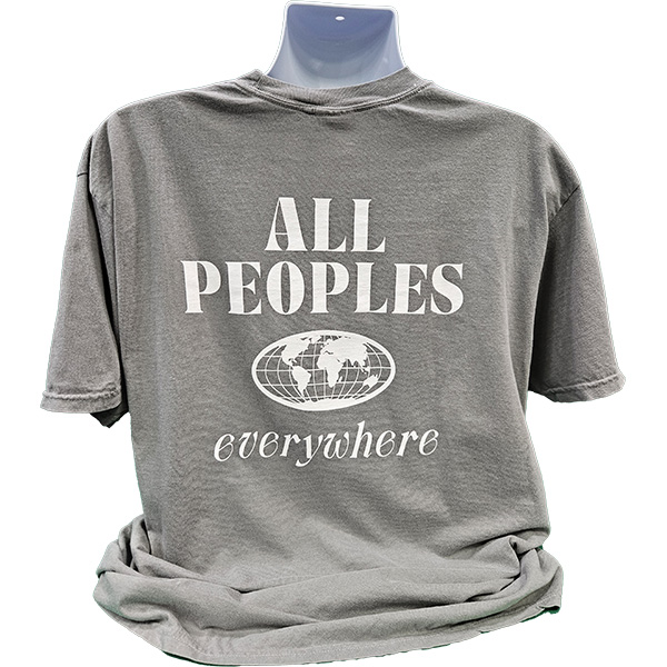 All Peoples T-shirt Gray, X-Large