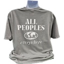 All Peoples T-shirt Gray, 2 X-Large