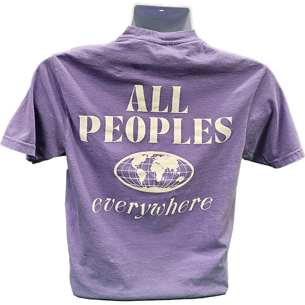 All Peoples T-shirt Violet, Large