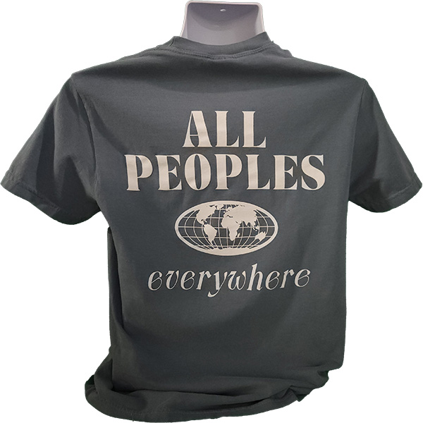 All Peoples T-shirt Ice Blue, 2 X-Large