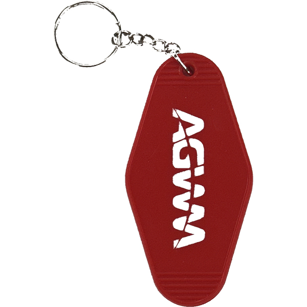 AGWM Vintage Key Ring Red