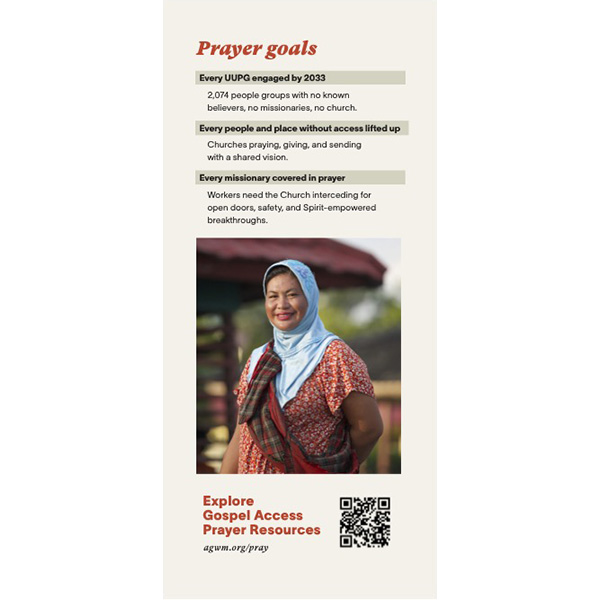 Gospel Access Prayer Rack Card Pkg 25