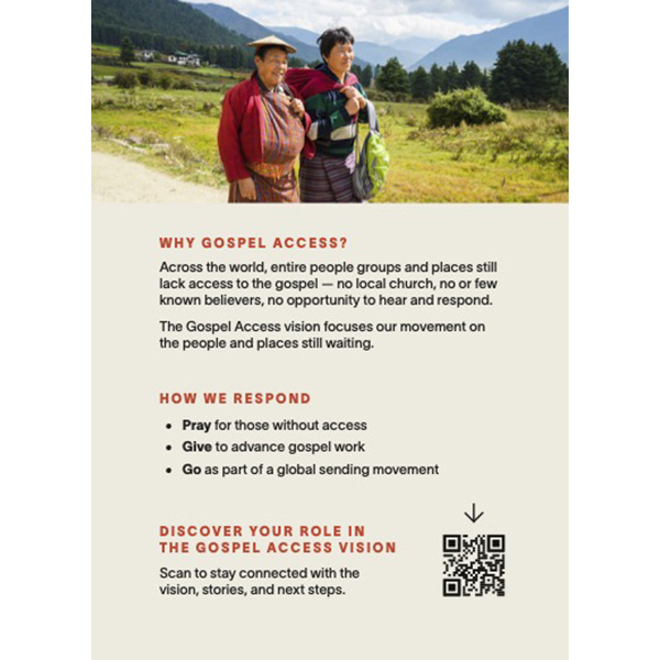 Gospel Access General Info Card Pkg 25