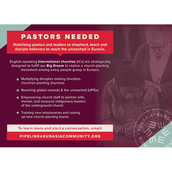 International Churches Opportunity Card Pkg 25