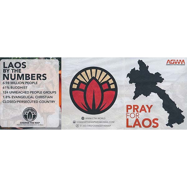 CTM Pray for Laos Card Pkg 25