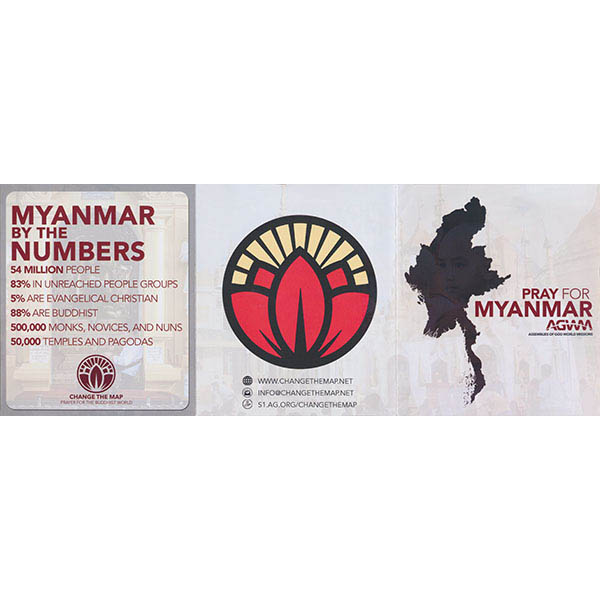 CTM Pray for Myanmar Card Pkg 25
