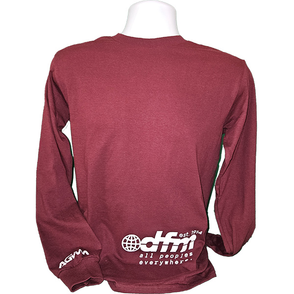 DFM Long Sleeve Tee Maroon S