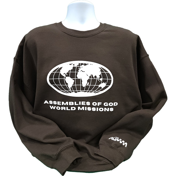 Globe Sweatshirt Dark Chocolate S
