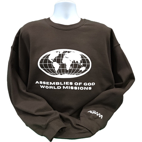 Globe Sweatshirt Dark Chocolate M