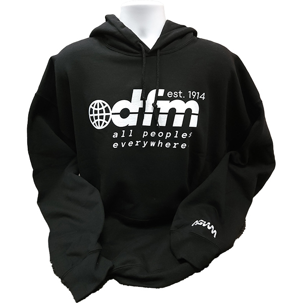 DFM Logo Hoodie Black L