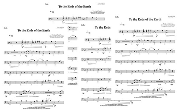 To The Ends of The Earth Music Book