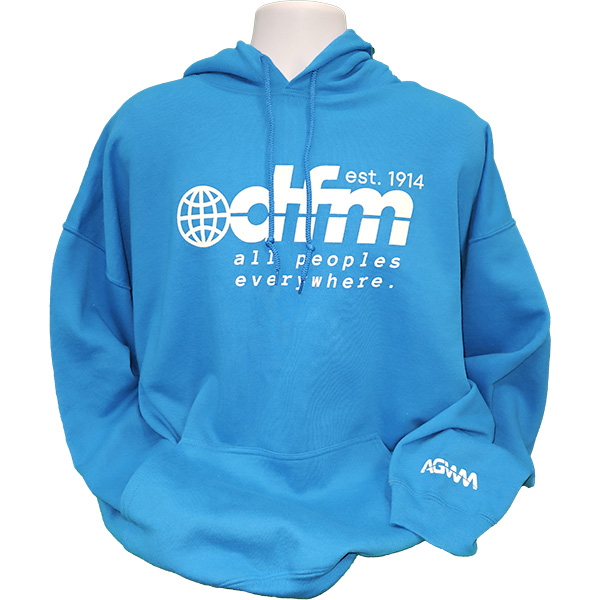 DFM Logo Hoodie Sapphire S