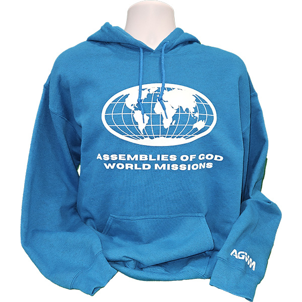 Globe Hoodie Antique Sapphire S