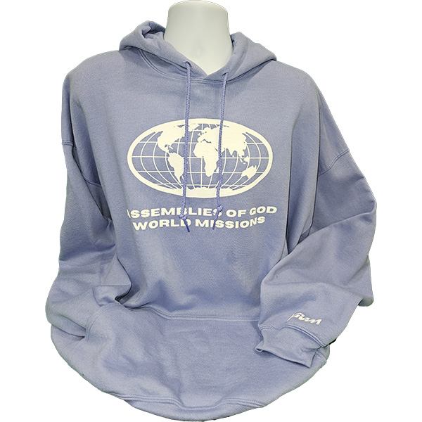 Globe Hoodie Violet S