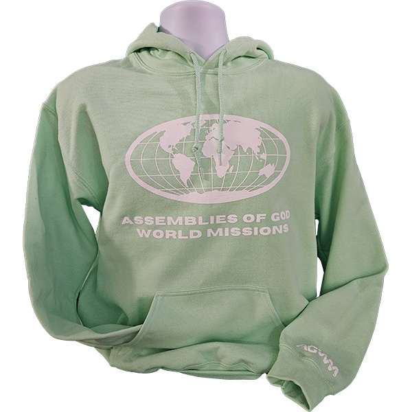 Globe Hoodie Mint S