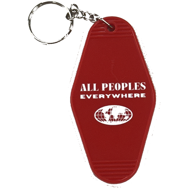 AGWM Vintage Key Ring Red