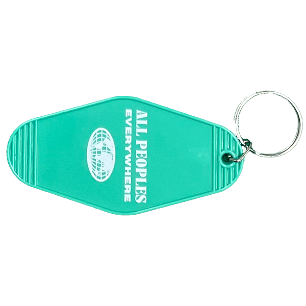 AGWM Vintage Key Ring Teal
