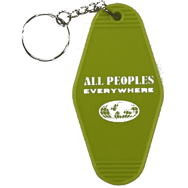 AGWM Vintage Key Ring Lime