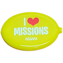 AGWM Oval Coin Holder Yellow