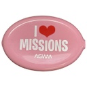 AGWM Oval Coin Holder Pink