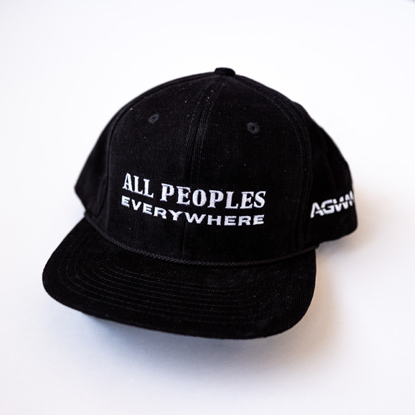 AGWM Corduroy Black Cap