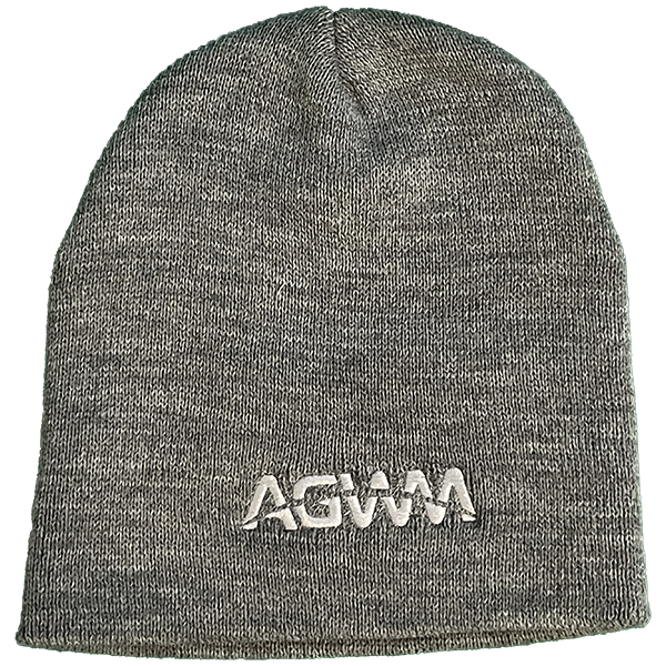 AGWM Knit Gray Beanie