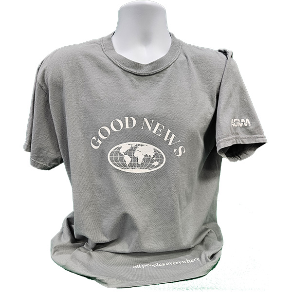 Good News T-shirt Granite, Medium