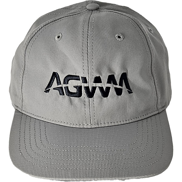 Premium Athletic Cap Gray Velcro Closure