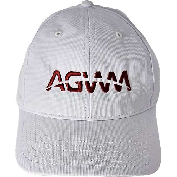 Premium Athletic Cap White Velcro Closure