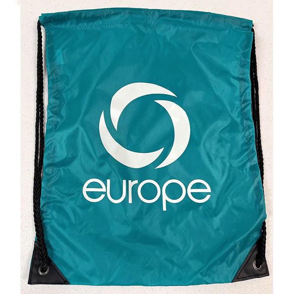 Europe Cinch Bag Aqua