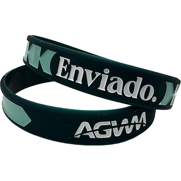 Sent Spanish Silicone Wristbands Adult Pkg 10