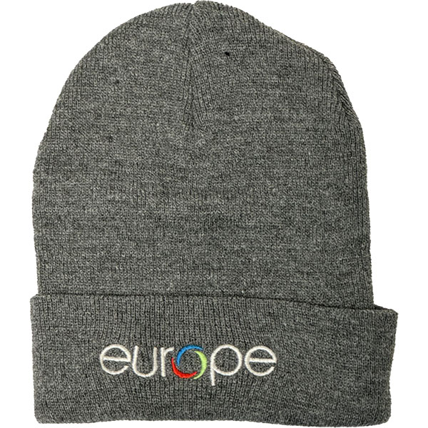 Europe Heather Gray Beanie