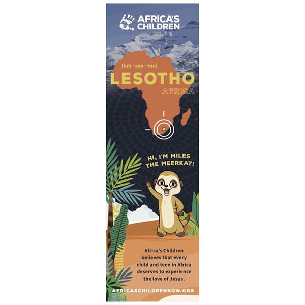 Lesotho Children's Prayer Bookmark Pkg 25