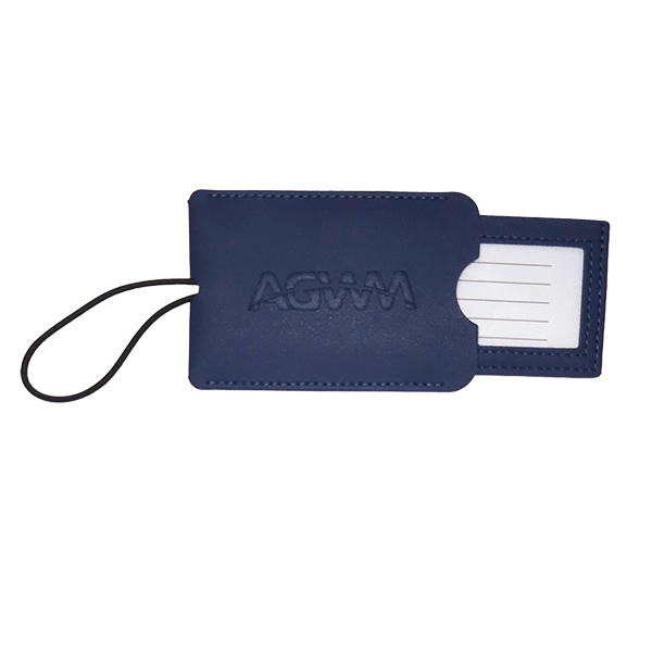 AGWM Luggage Tag Pouch Navy