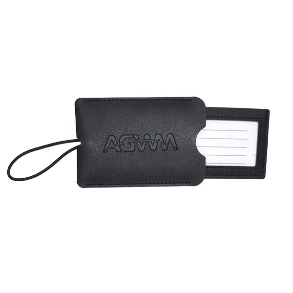 AGWM Luggage Tag Pouch Black